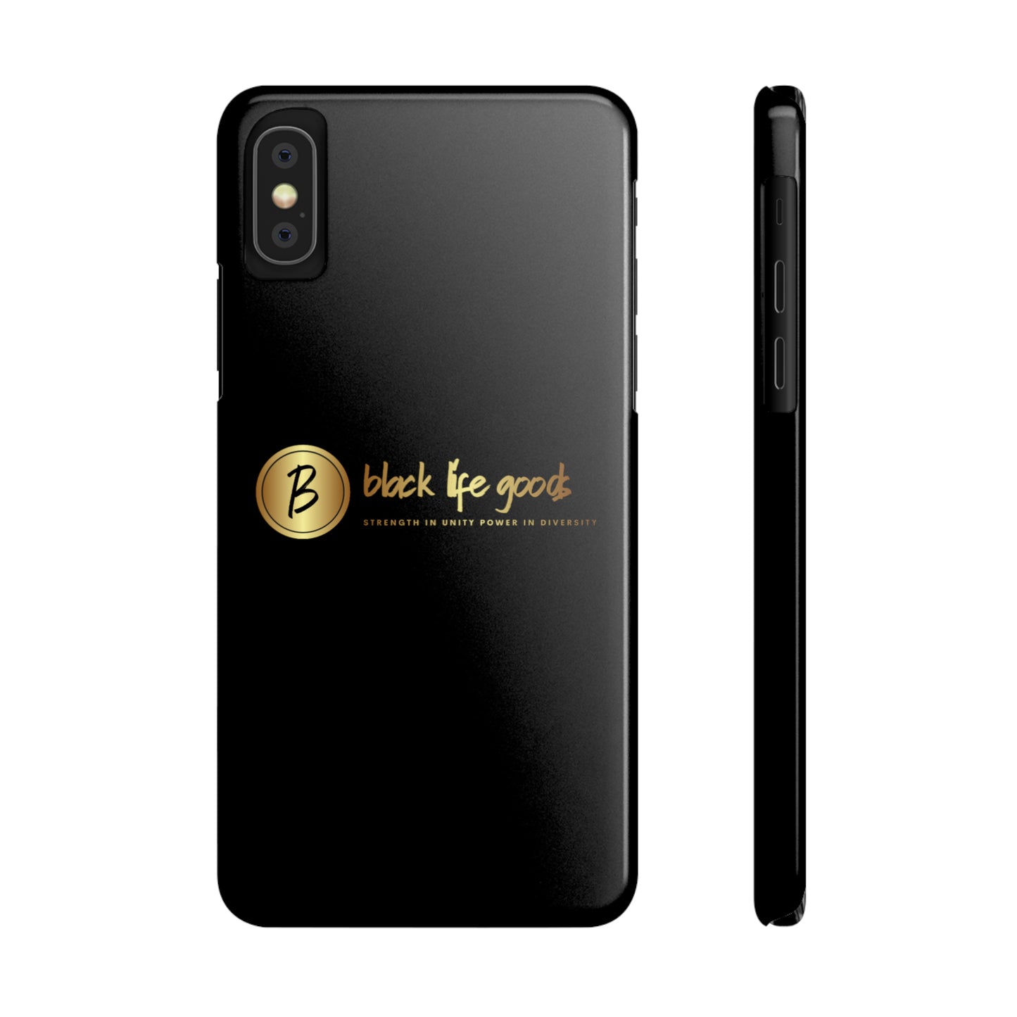 Black Life Slim Phone Cases