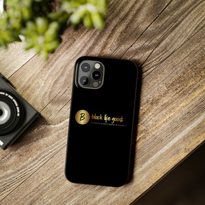 Black Life Slim Phone Cases