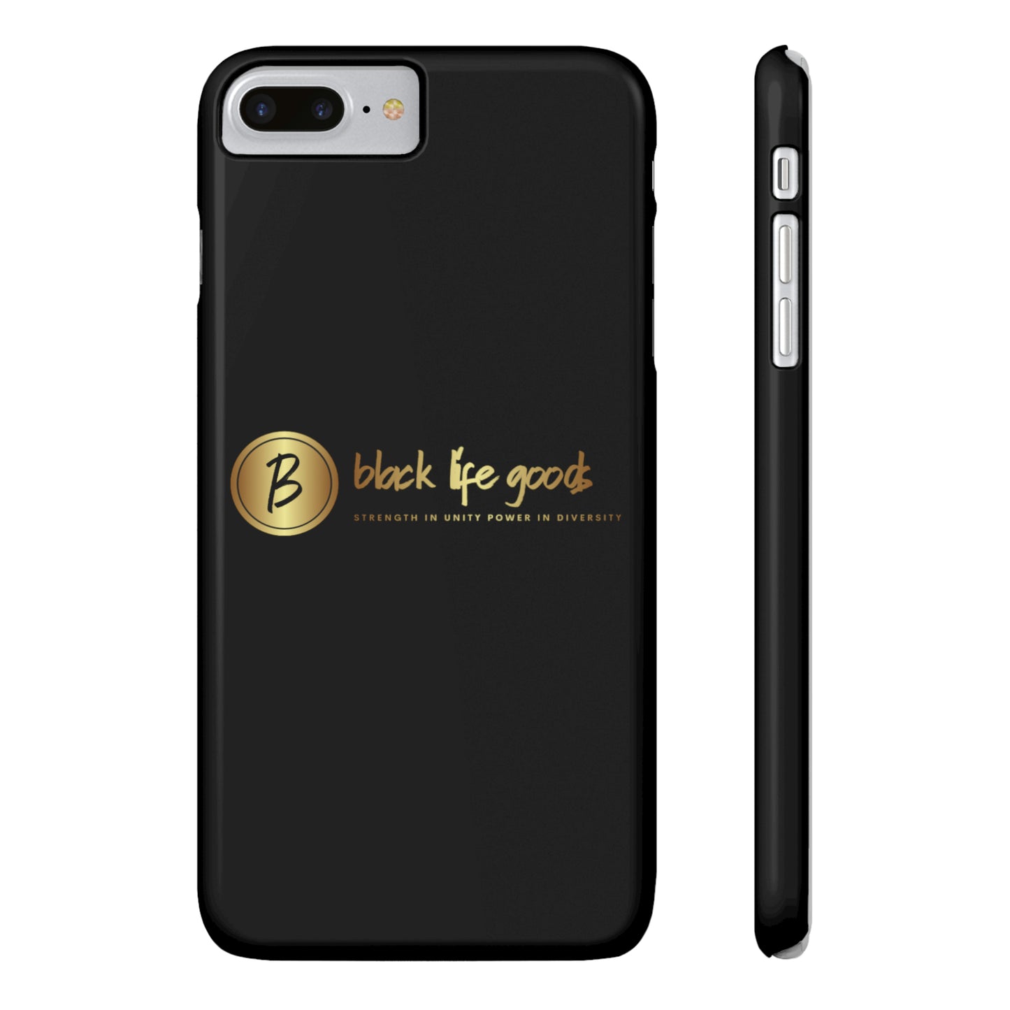 Black Life Slim Phone Cases