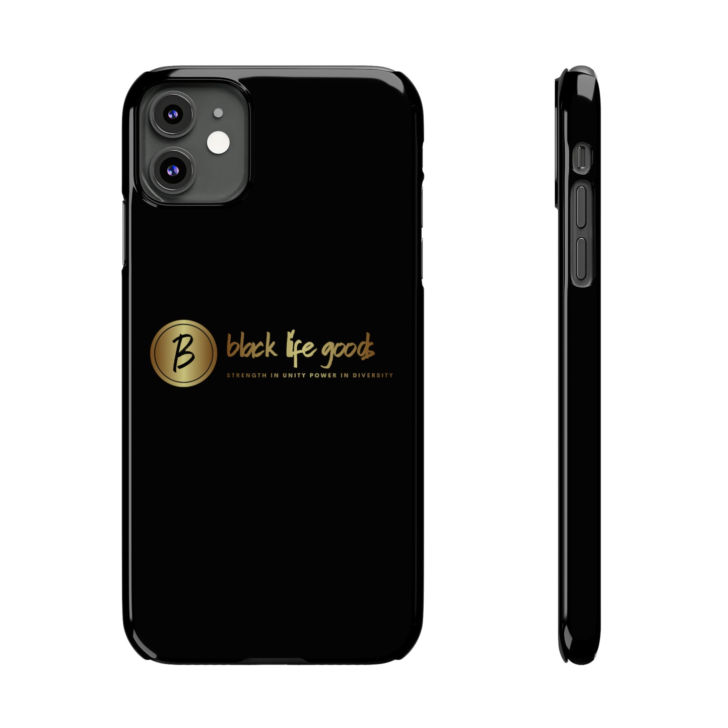 Black Life Slim Phone Cases