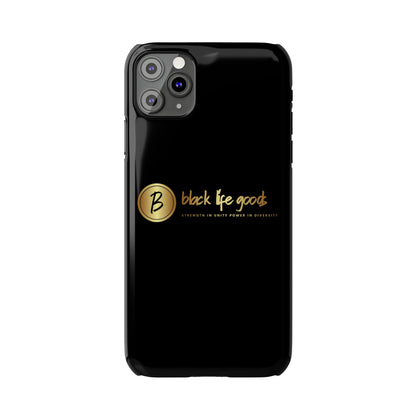 Black Life Slim Phone Cases