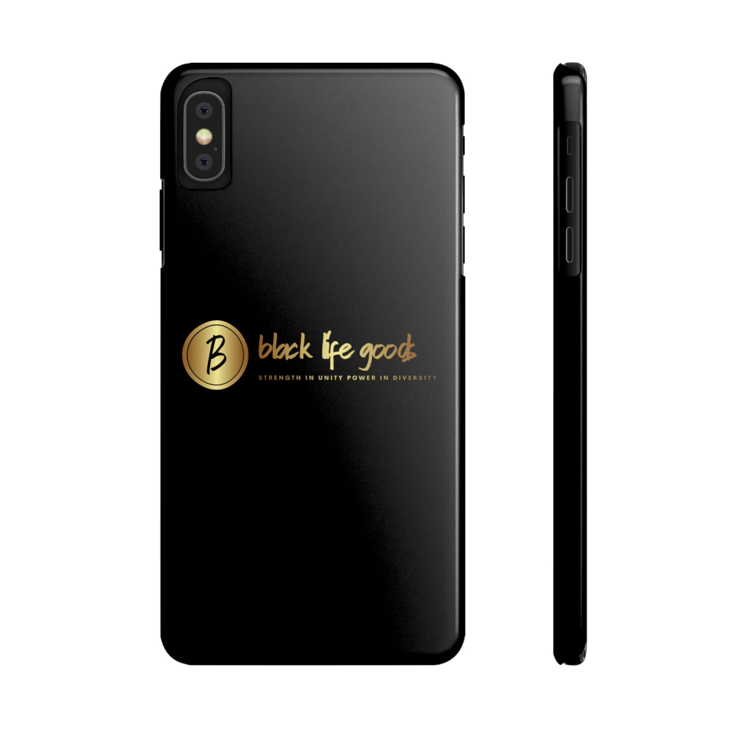 Black Life Slim Phone Cases