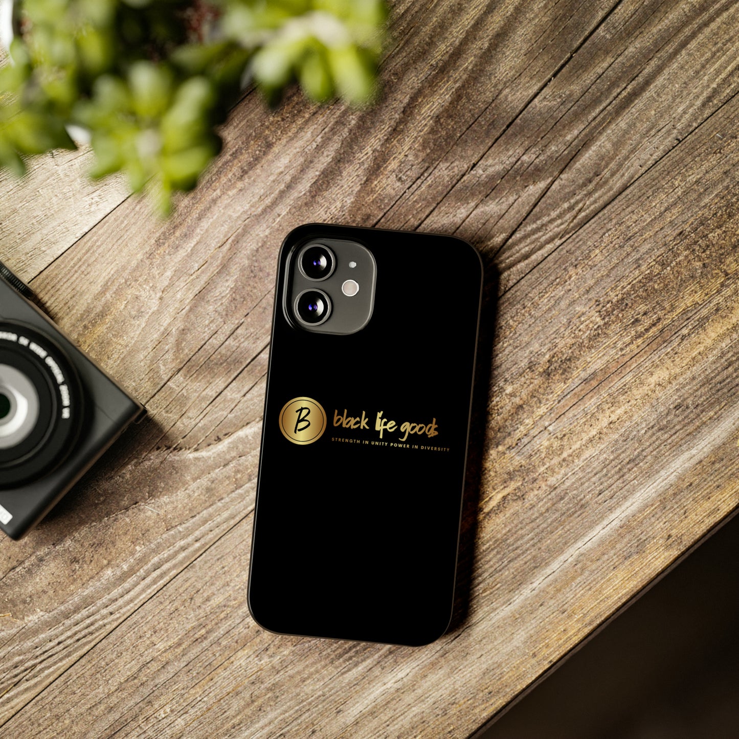 Black Life Slim Phone Cases