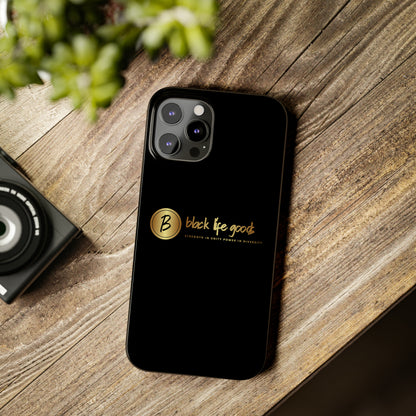 Black Life Slim Phone Cases