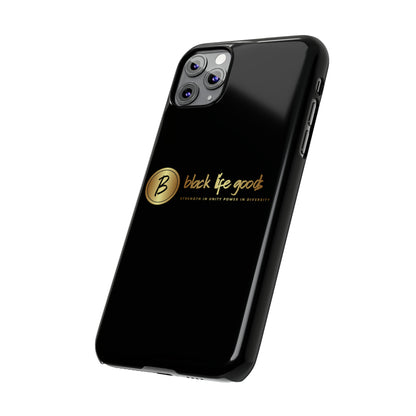 Black Life Slim Phone Cases