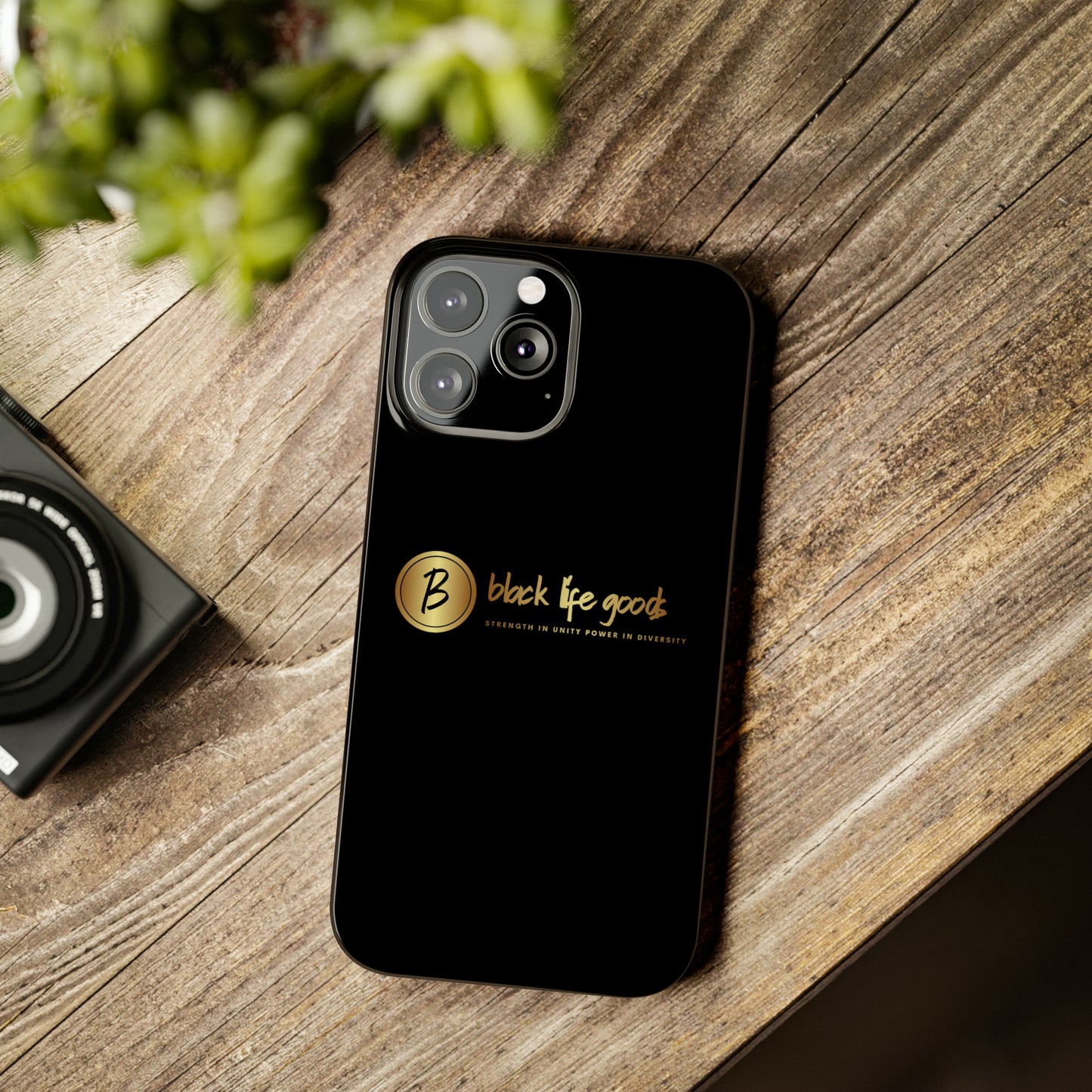 Black Life Slim Phone Cases