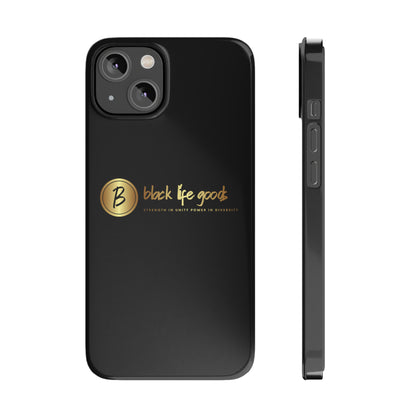 Black Life Slim Phone Cases