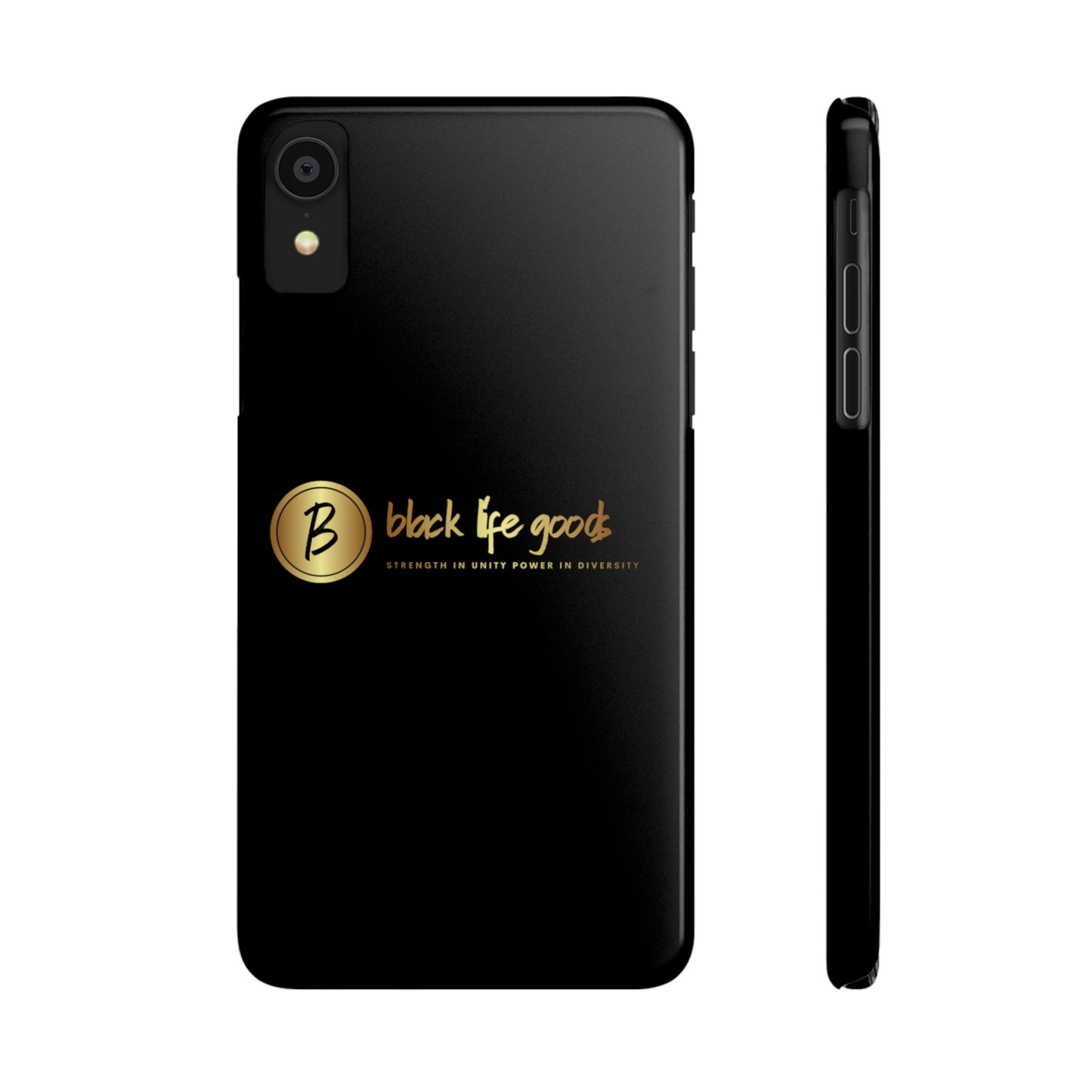 Black Life Slim Phone Cases