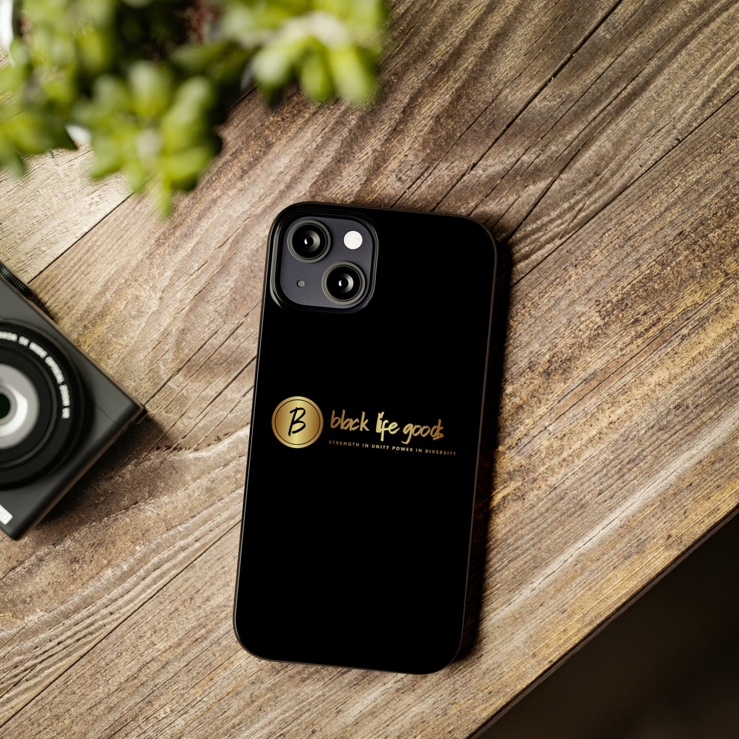 Black Life Slim Phone Cases