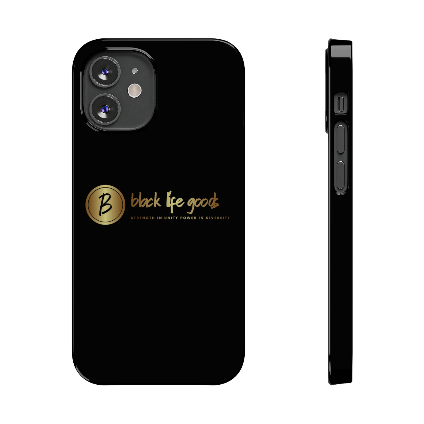 Black Life Slim Phone Cases