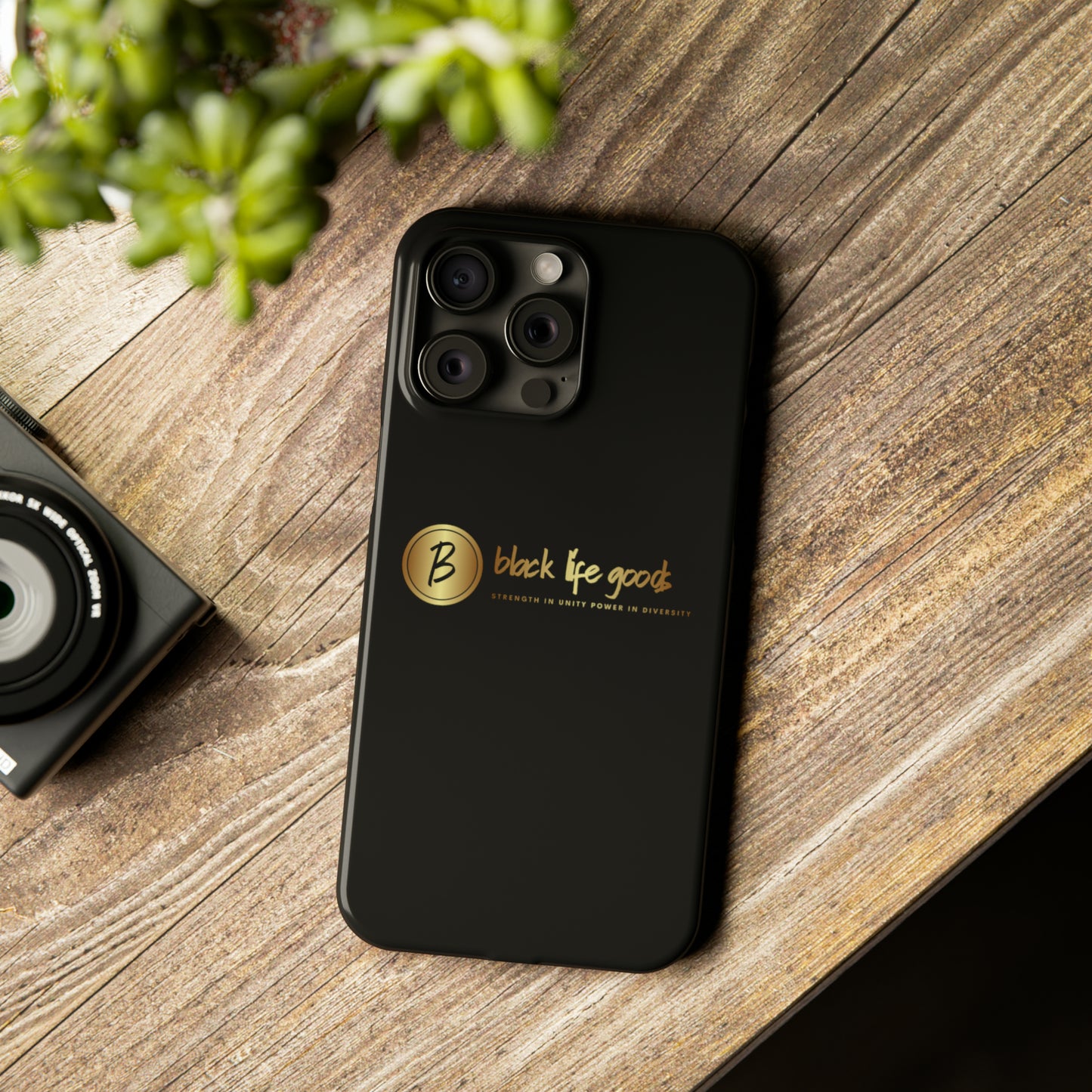 Black Life Slim Phone Cases