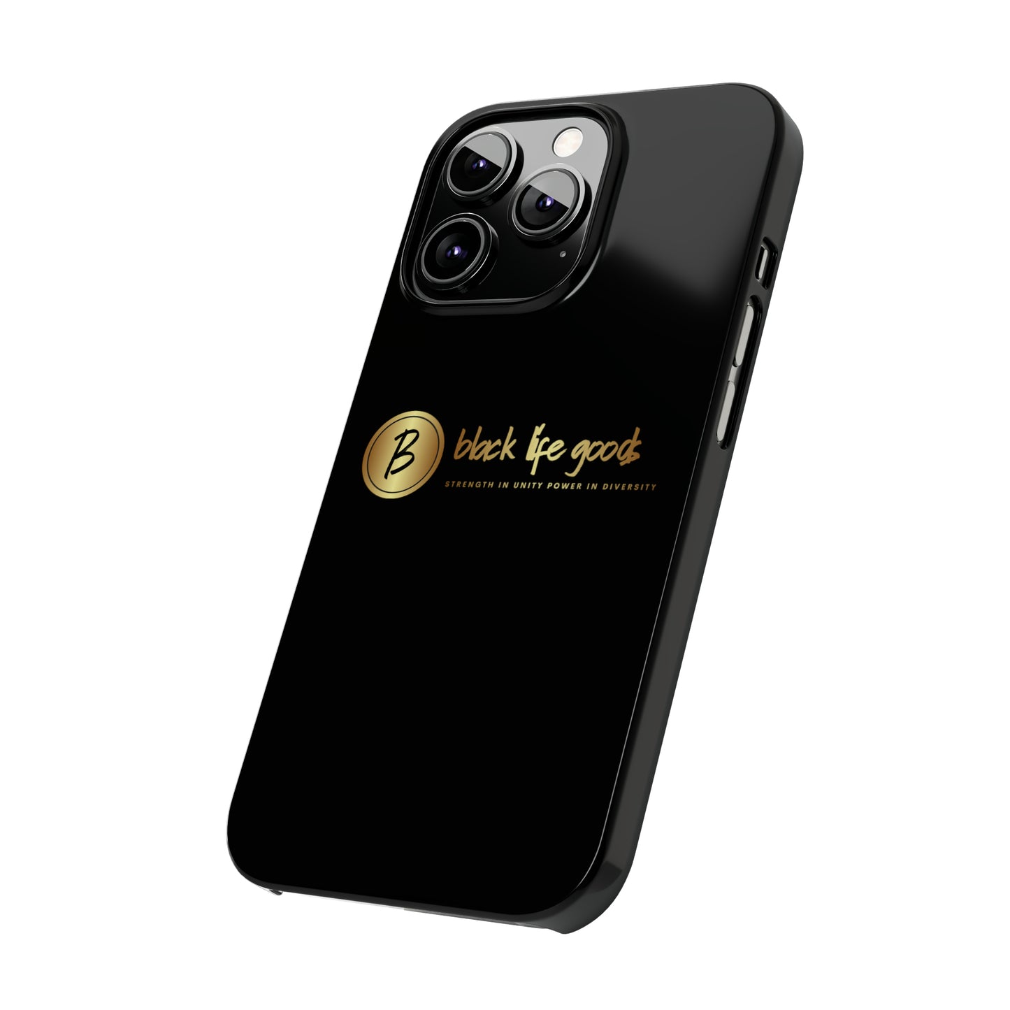 Black Life Slim Phone Cases