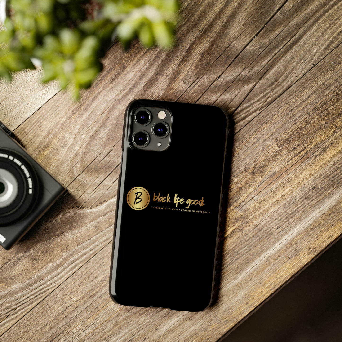 Black Life Slim Phone Cases