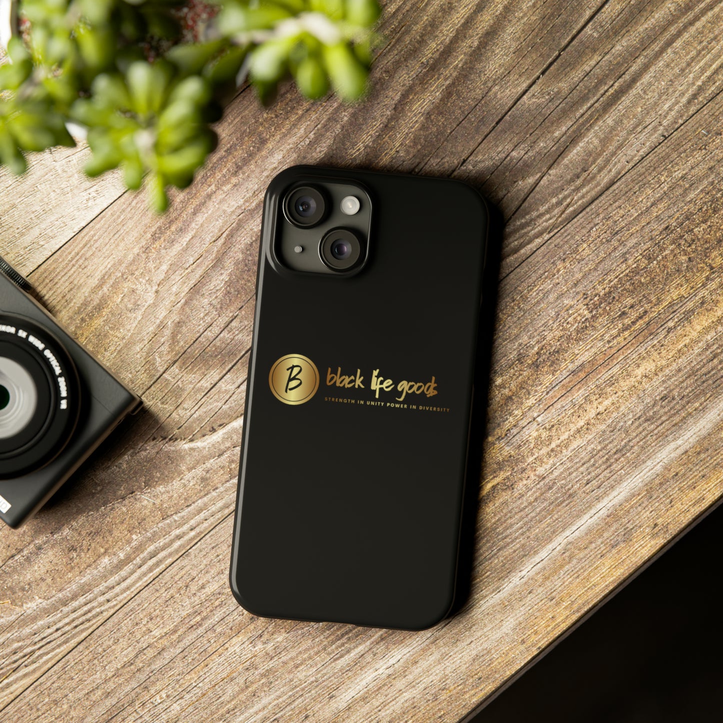 Black Life Slim Phone Cases