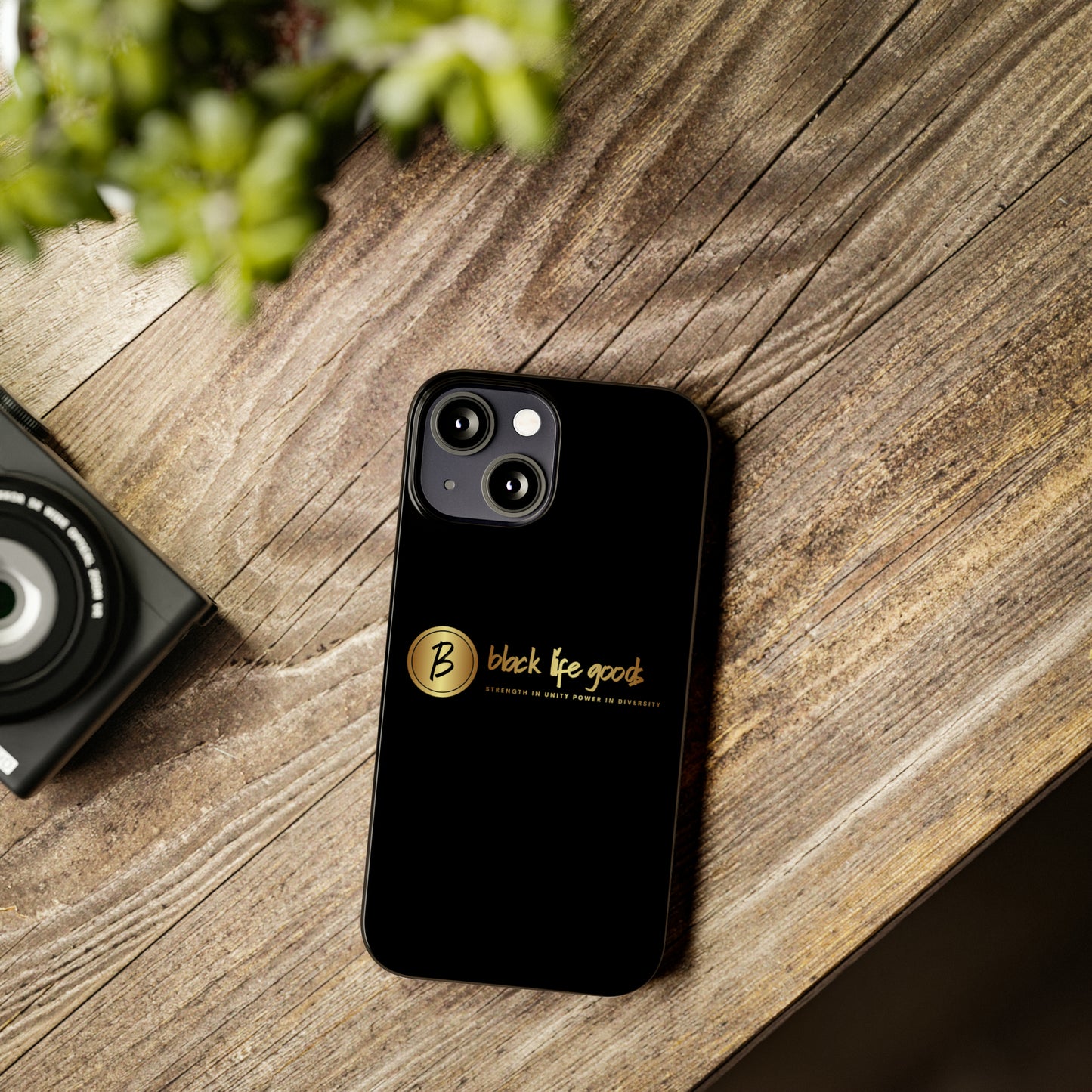 Black Life Slim Phone Cases