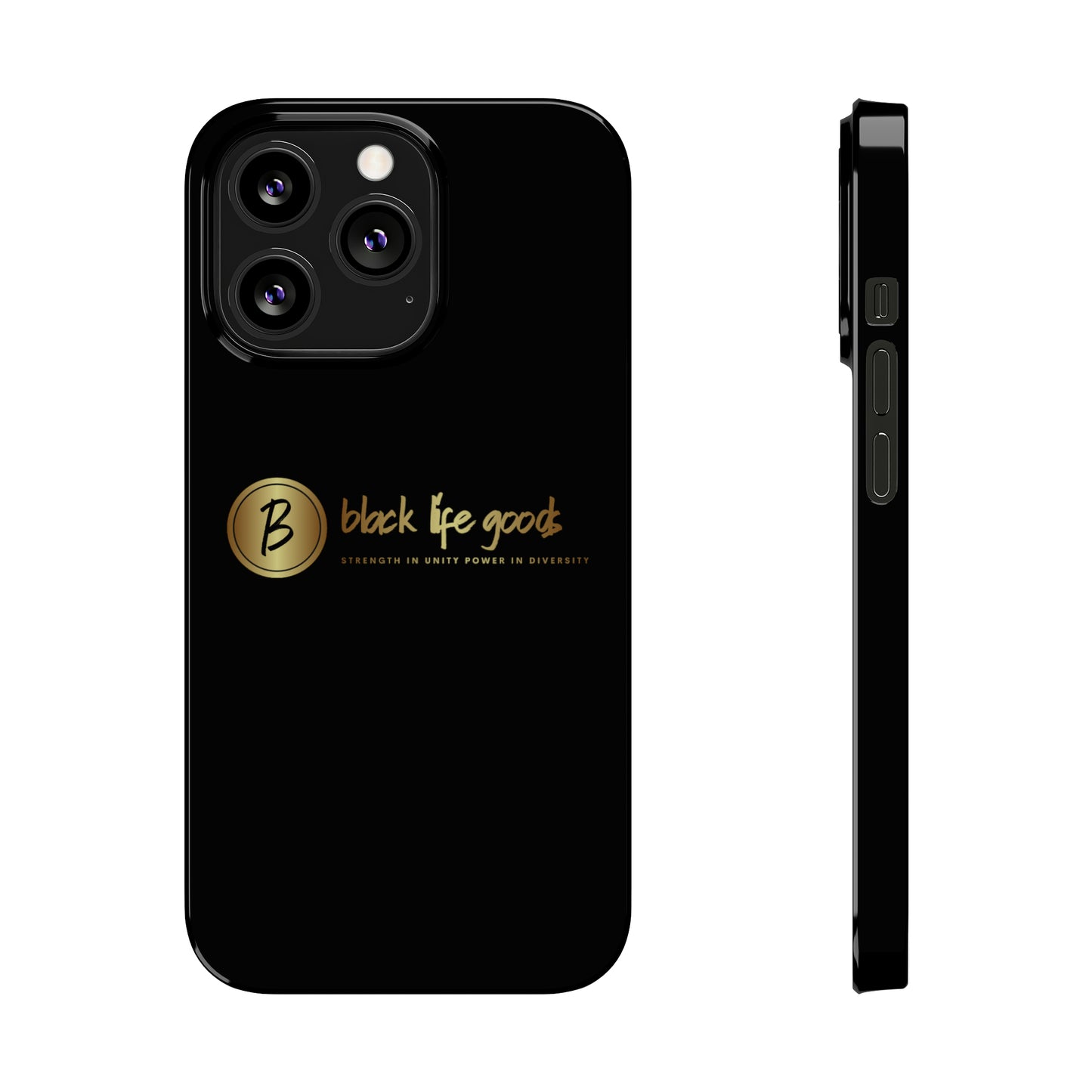 Black Life Slim Phone Cases