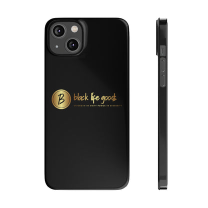 Black Life Slim Phone Cases