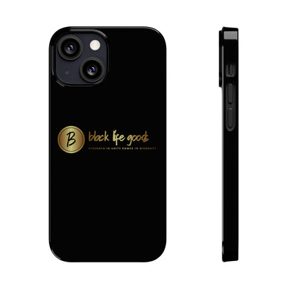 Black Life Slim Phone Cases