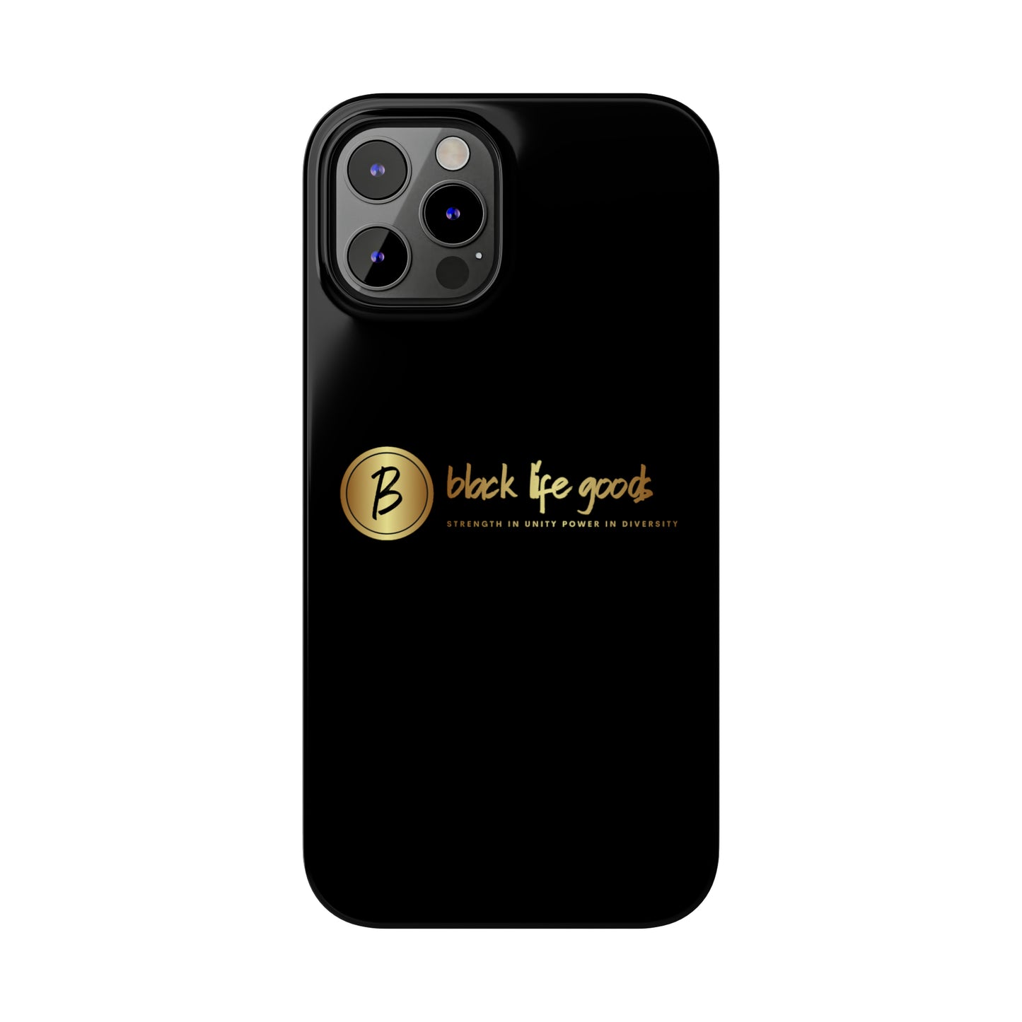 Black Life Slim Phone Cases