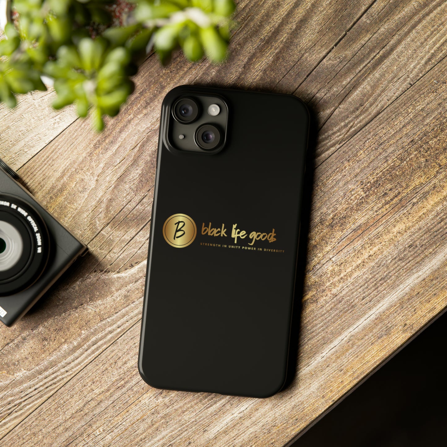 Black Life Slim Phone Cases