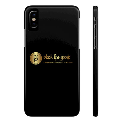 Black Life Slim Phone Cases