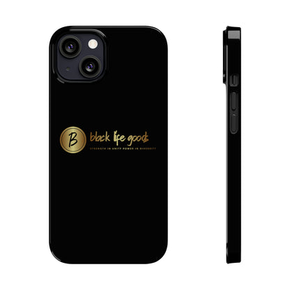 Black Life Slim Phone Cases