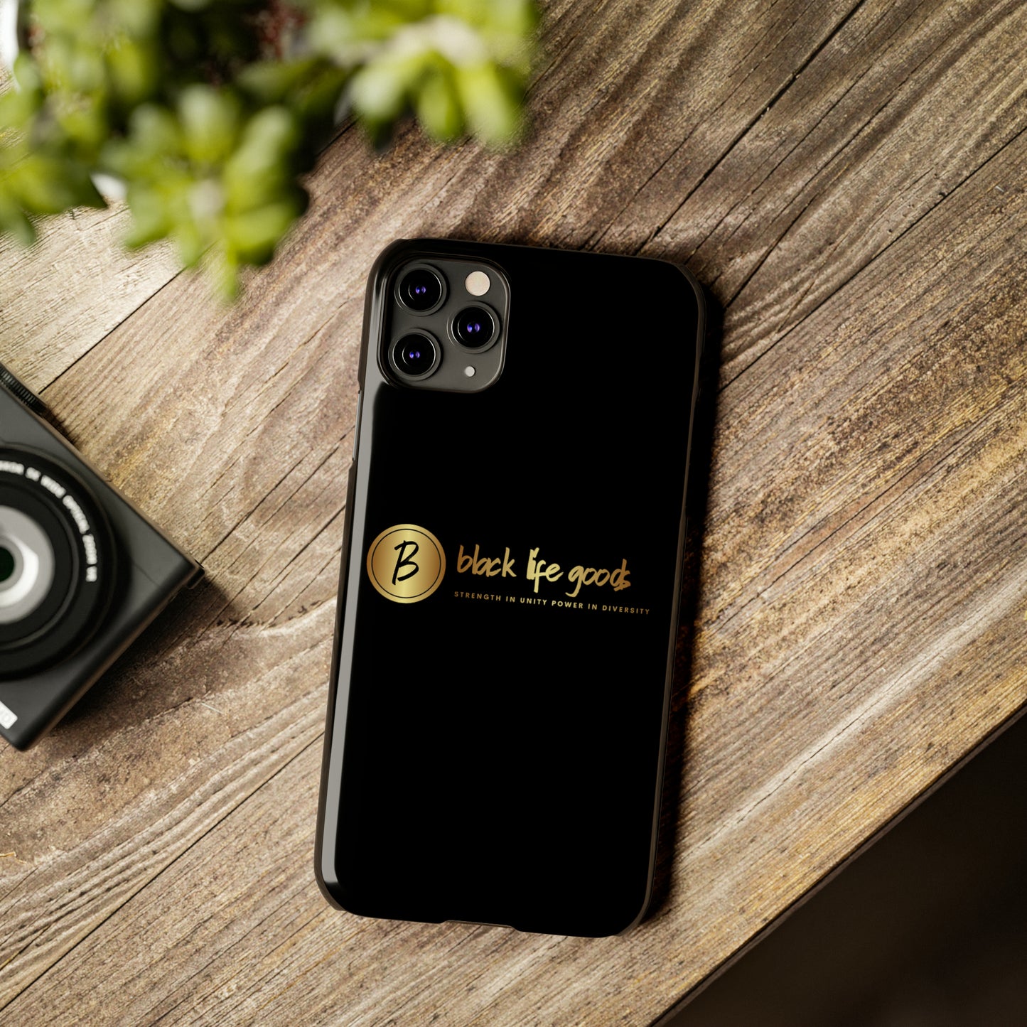 Black Life Slim Phone Cases