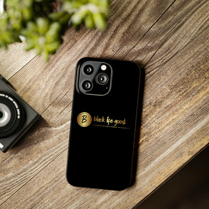 Black Life Slim Phone Cases