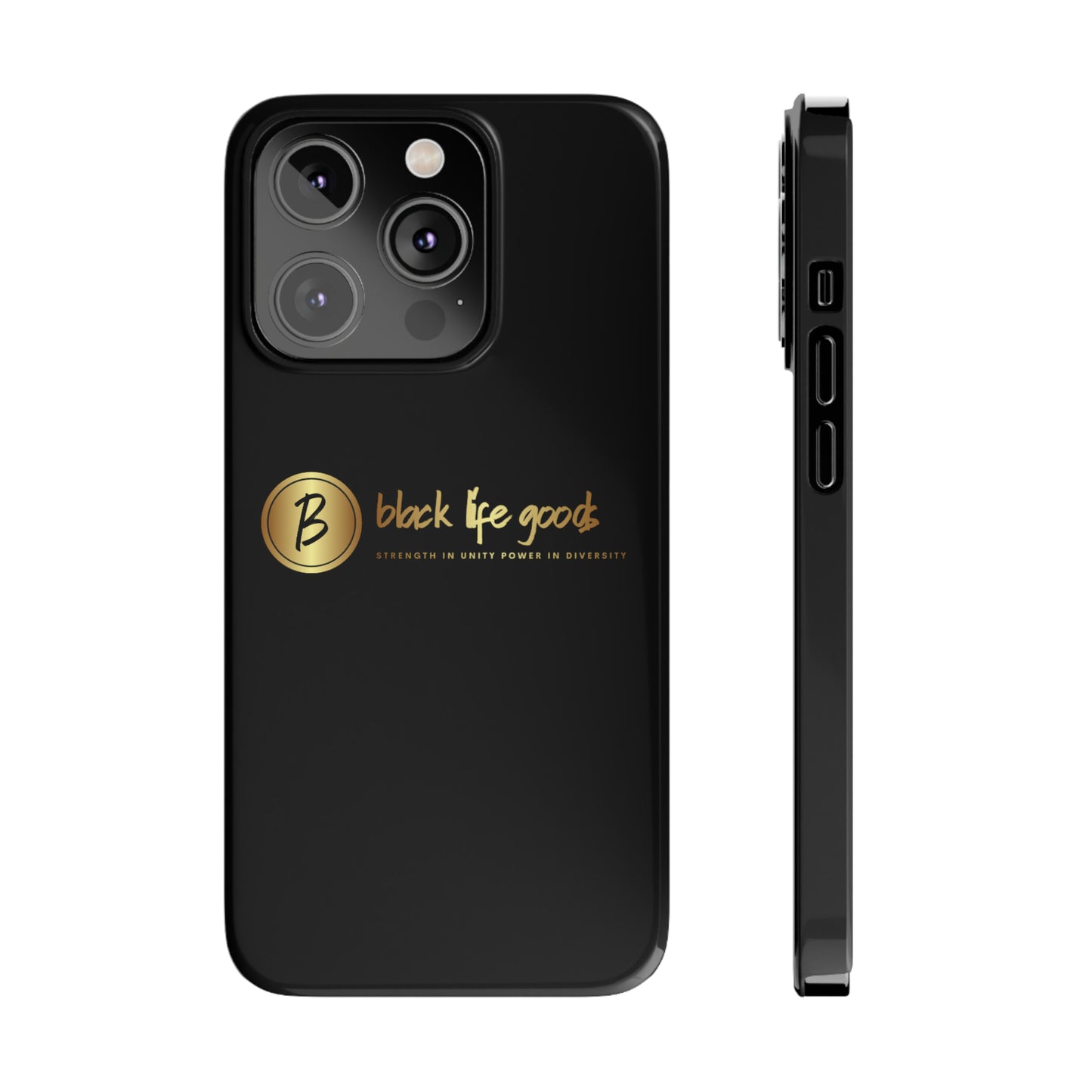 Black Life Slim Phone Cases