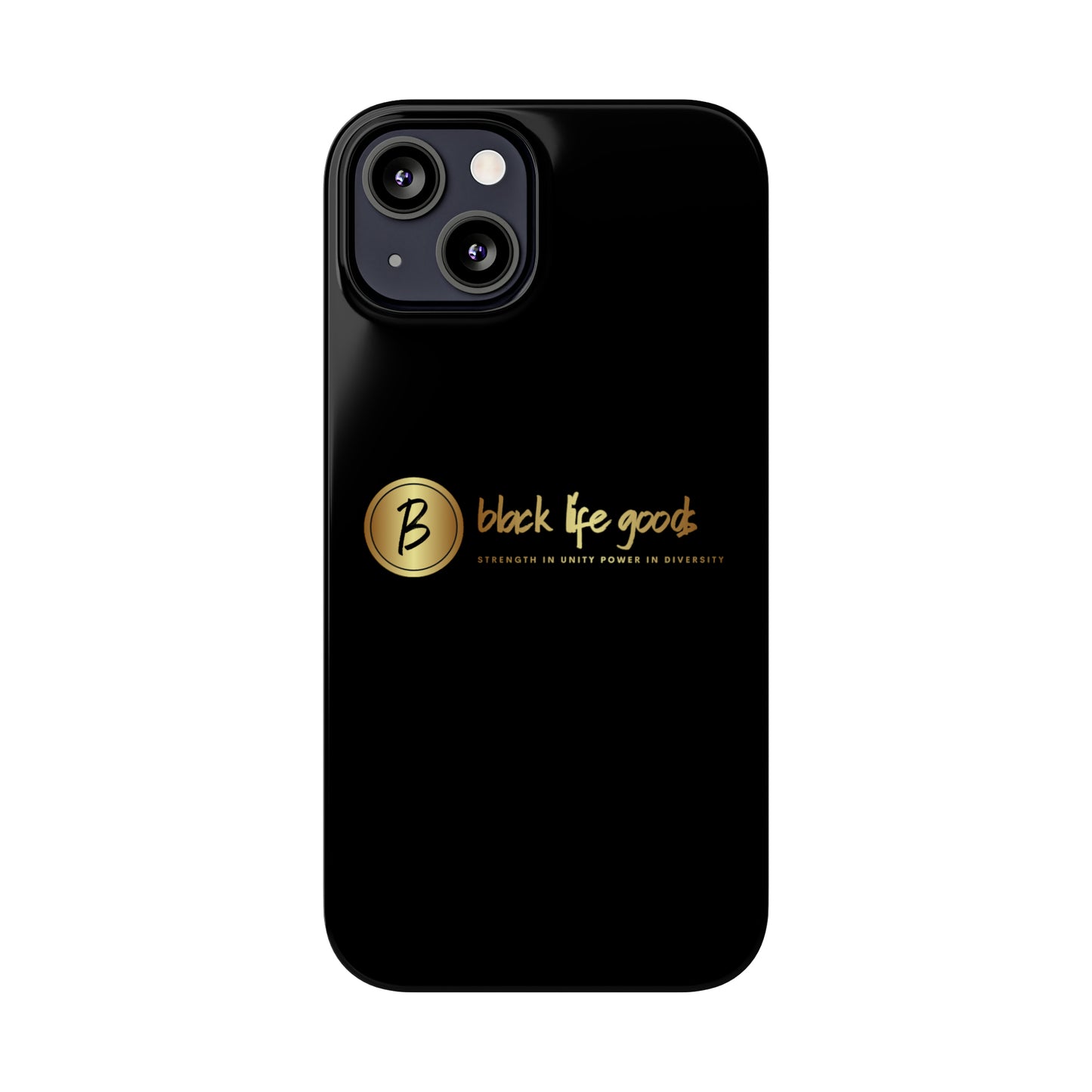 Black Life Slim Phone Cases