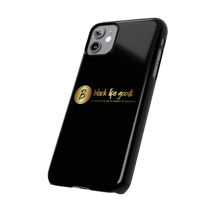 Black Life Slim Phone Cases